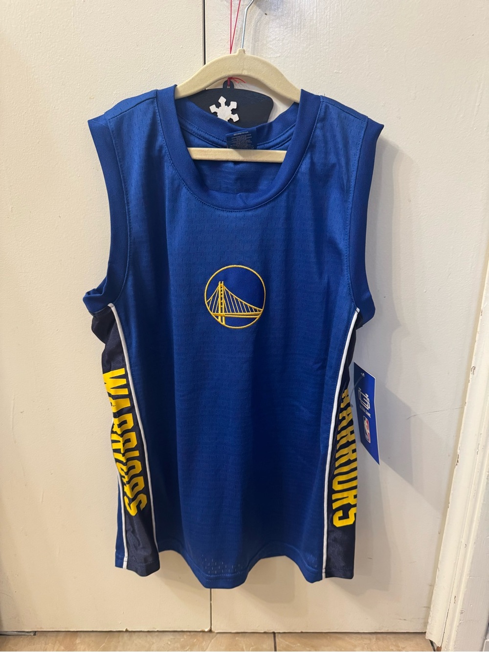 Golden State Warriors. Kids Blue Sleeveless Jersey Top